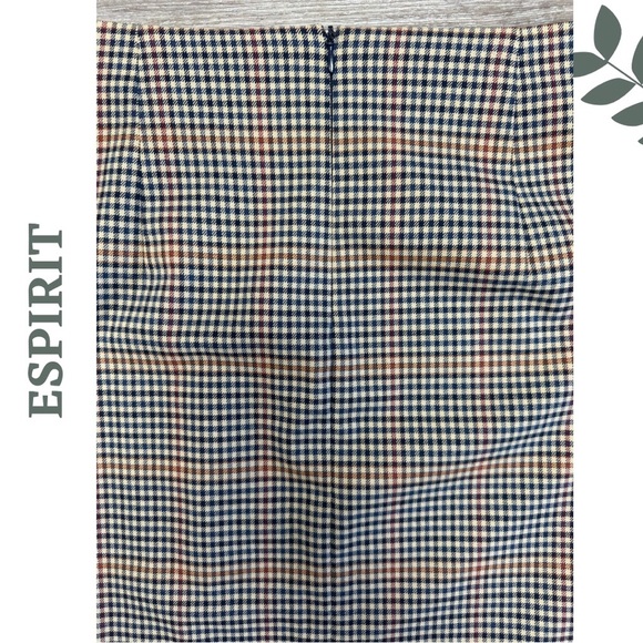 🛍️3/$40 Espirit Plaid Classic Cut Wrap Mini Skirt
Sheep Leather Accent Brown 14 - Picture 8 of 9